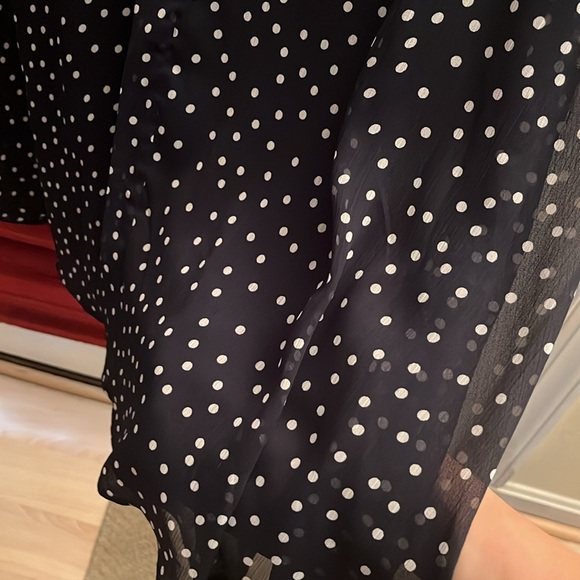DKNY Polka dot maxi dress size 4 - Picture 5 of 6